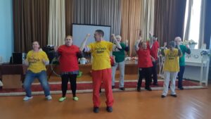 17 апреля в пансионате прошел день здоровья «Подвижные игры».