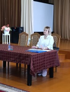 Встреча с трудовым коллективом учреждения.